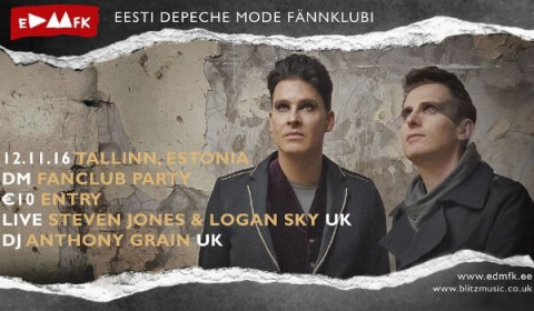 Flyer for the Depeche Mode Convention Estonia November 2016